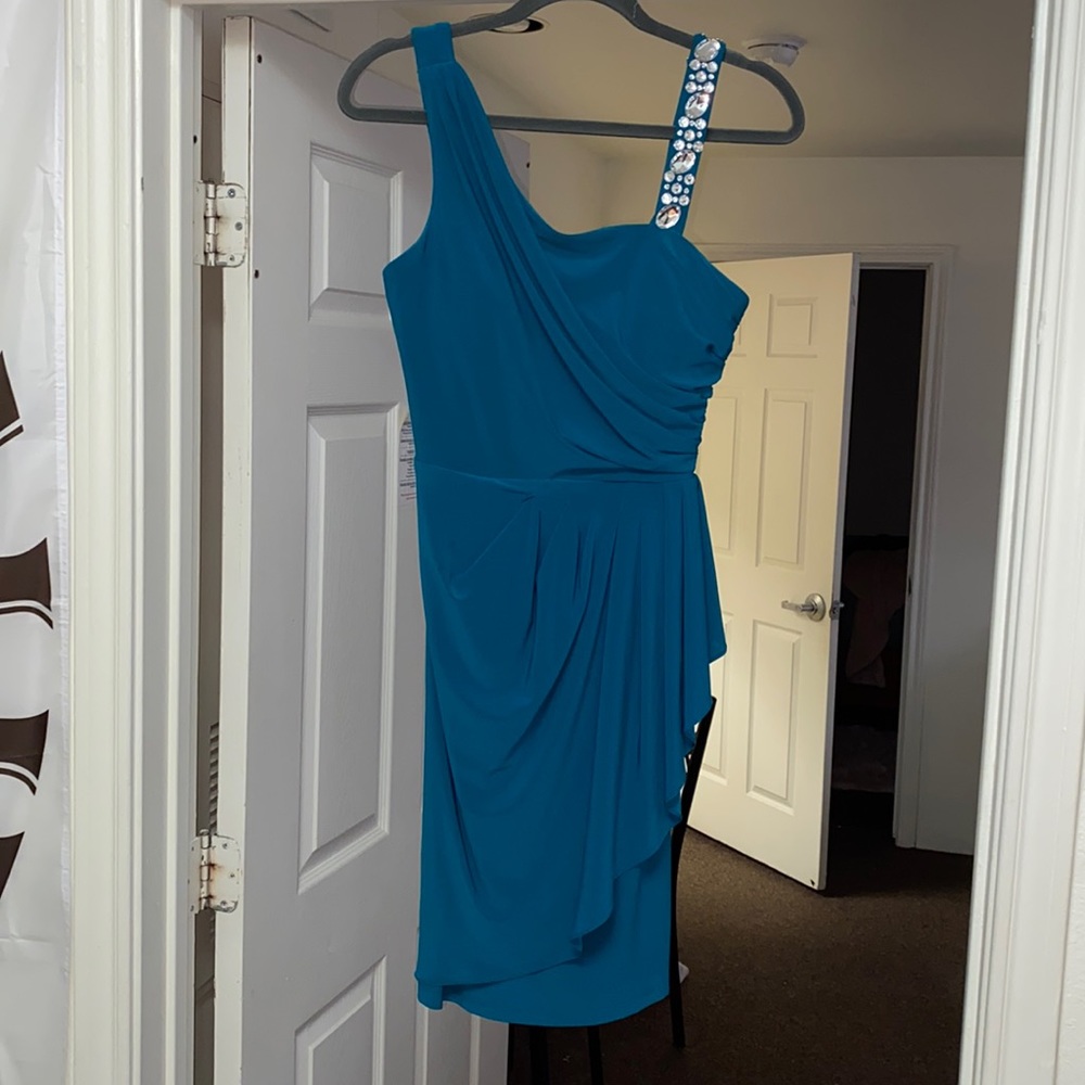 Dark Teal Cocktail/bridesmaid dress
